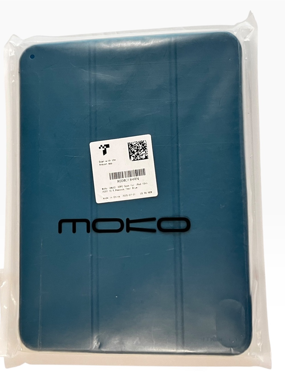 MoKo Case for iPad 10th Generation #2022 10.9” Peacock Teal Blue NEW E-5